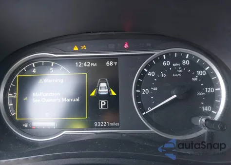 2021 Nissan Versa Sv Xtronic Cvt z USA, uszkodzony, nr VIN 3N1CN8EV5ML826677